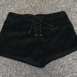 High Waisted Shorts with Tie in front